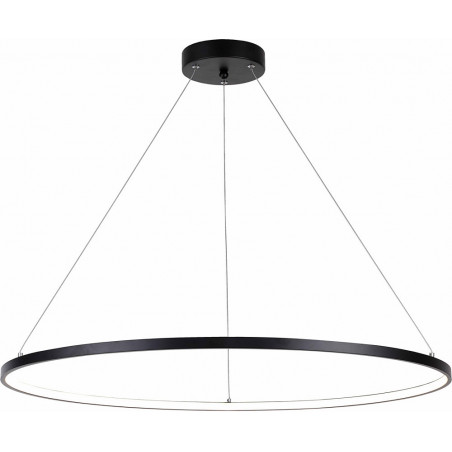 Lampa wisząca LED czarna Horik 90cm - ZumaLine | Minimalizm