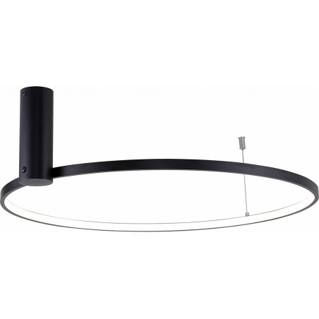 Lampa Sufitowa LED Czarna 60cm - Minimalizm i Oszczędność | Zumaline