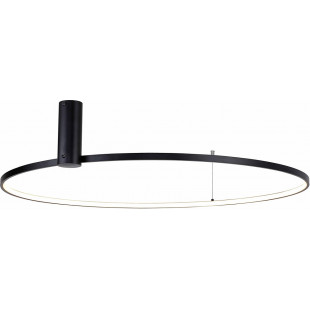 Lampa sufitowa okrągła Horik LED 90cm czarna Zumaline
