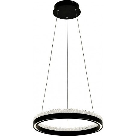 Lampa wisząca Regi LED czarna - ZumaLine | Glamour