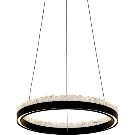Lampa wisząca Regi LED czarna - ZumaLine | Glamour