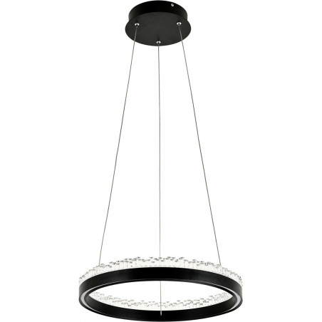 Lampa wisząca Regi LED czarna - ZumaLine | Glamour