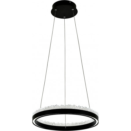 Lampa wisząca Regi LED czarna - ZumaLine | Glamour