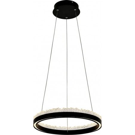 Lampa wisząca Regi LED czarna - ZumaLine | Glamour