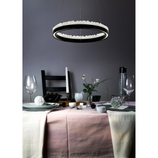 Lampa wisząca Regi LED czarna - ZumaLine | Glamour