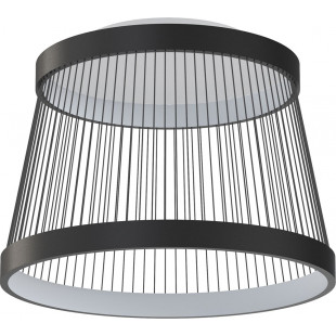 Plafon LED Balu czarny - nowoczesne oświetlenie loft | Zumaline