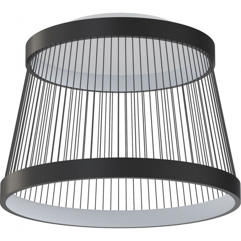 Plafon LED Balu czarny - nowoczesne oświetlenie loft | Zumaline