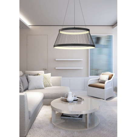 Lampa wisząca Balu LED czarna - nowoczesny design | Zumaline