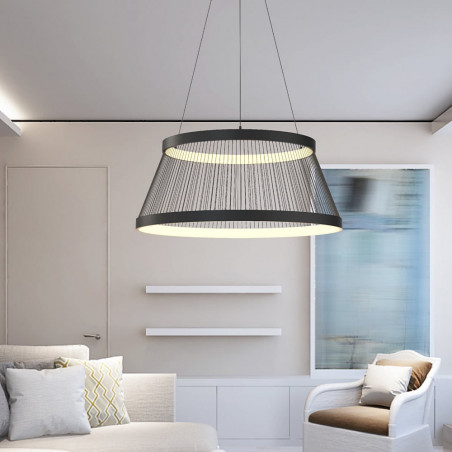 Lampa wisząca Balu LED czarna - nowoczesny design | Zumaline