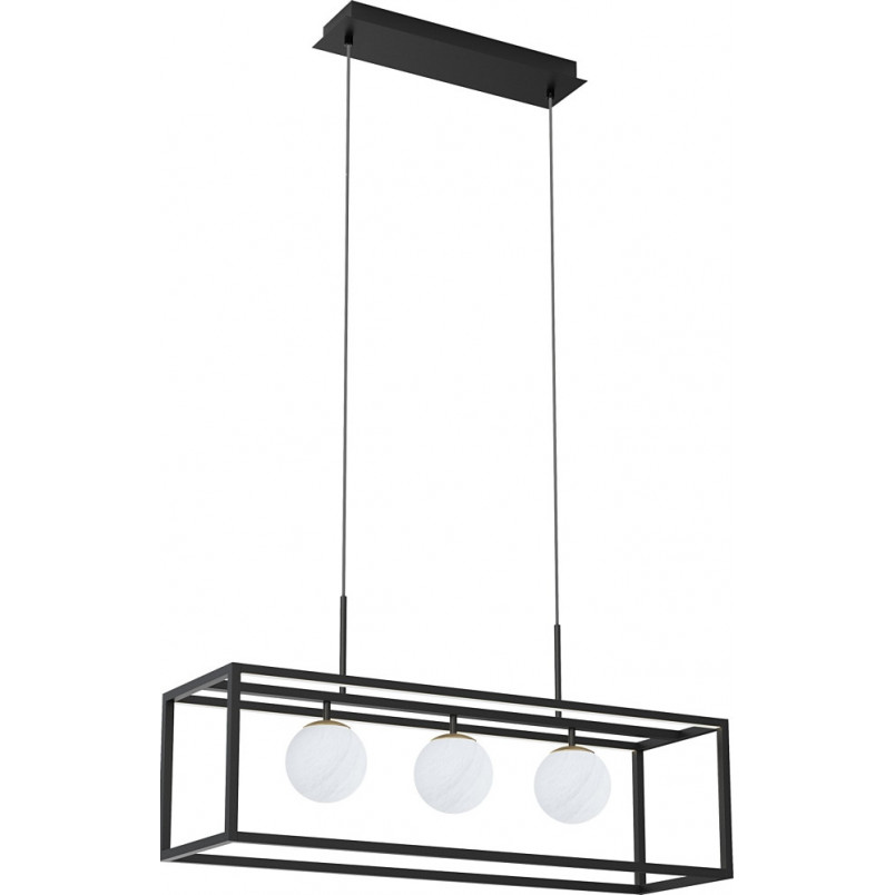 Lampa wisząca Zuma Line Piro - 3 szkło alabastrowe | Kup online