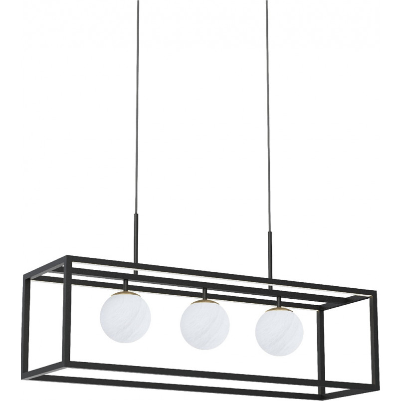 Lampa wisząca Zuma Line Piro - 3 szkło alabastrowe | Kup online