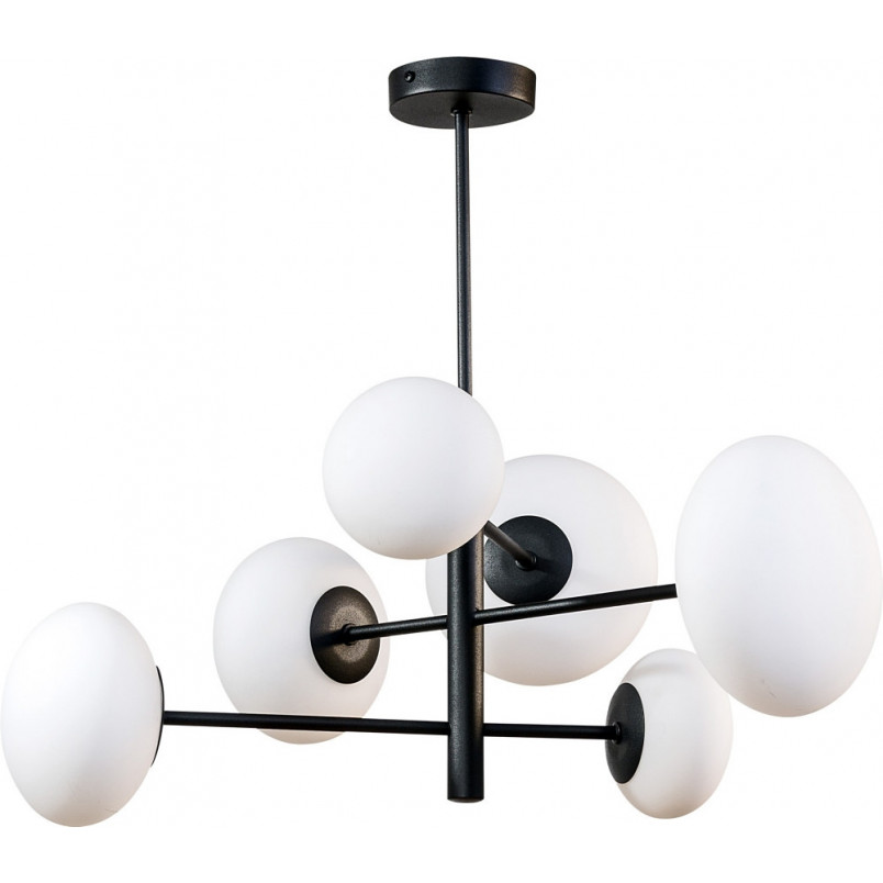 Lampa Sufitowa Szklana 6-Punktowa Omi | ZumaLine - Eleganckie Oświetlenie