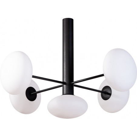 Lampa Sufitowa Szklana 5-Punktowa Omi | ZumaLine - Eleganckie Oświetlenie