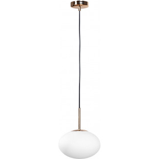 Lampa wisząca szklana Omi biało-złota 20cm | ZumaLine