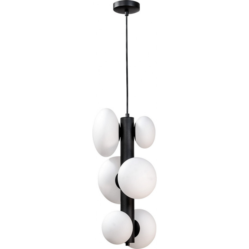 Lampa wisząca szklana Omi VI biały - ZumaLine | Eleganckie oświetlenie