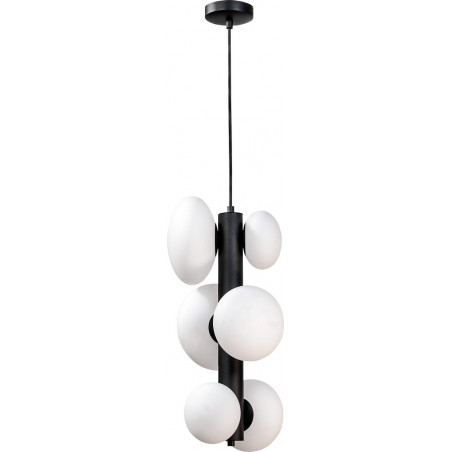 Lampa wisząca szklana Omi VI biały - ZumaLine | Eleganckie oświetlenie