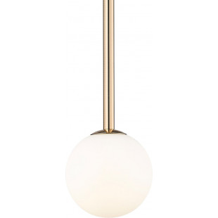 Lampa wisząca Arcturus - kula szklana, francuskie złoto | Zumaline