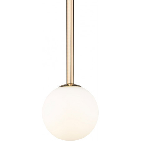 Lampa wisząca Arcturus - kula szklana, francuskie złoto | Zumaline