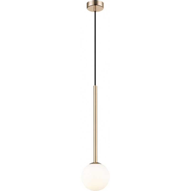 Lampa wisząca Arcturus - kula szklana, francuskie złoto | Zumaline
