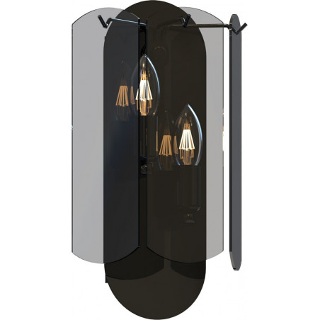 Kinkiet szklany Nira | ZumaLine - Loftowy design