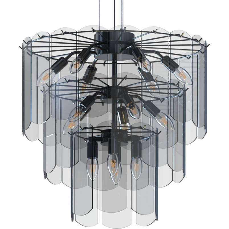 Lampa wisząca szklana Nira - ZumaLine | Nowoczesne oświetlenie