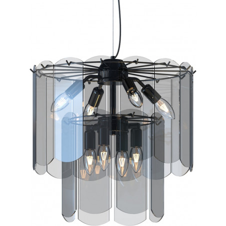 Lampa wisząca Nira - szkło dymione | ZumaLine