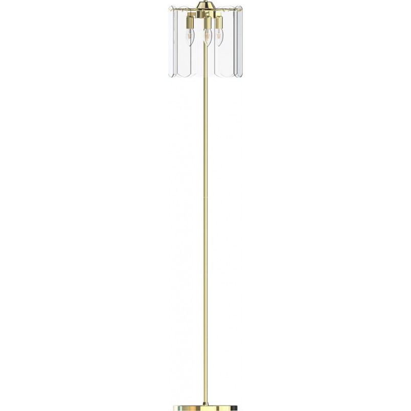 Lampa podłogowa szklana Nira | ZumaLine - Eleganckie oświetlenie