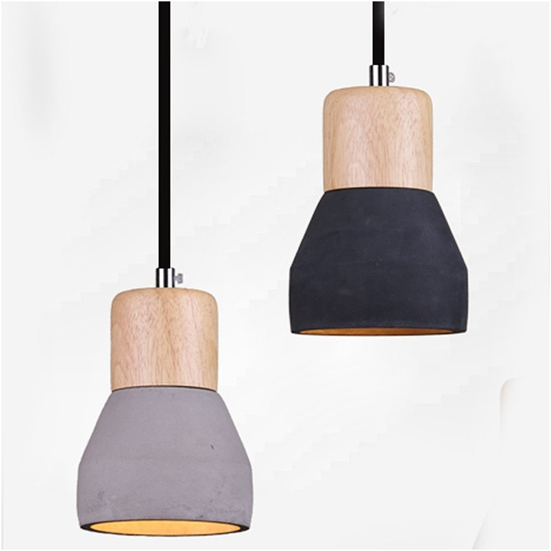 Lampa wisząca betonowa Concrete - Loftowy design | Step