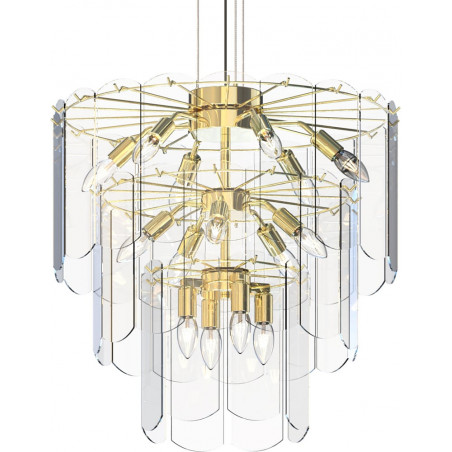 Lampa wisząca szklana Nira 56cm | ZumaLine - Elegancja i styl
