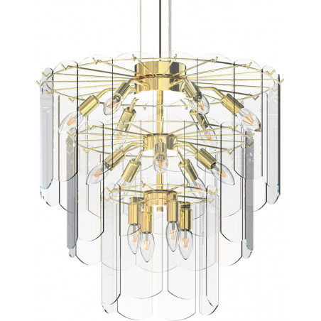 Lampa wisząca szklana Nira 56cm | ZumaLine - Elegancja i styl