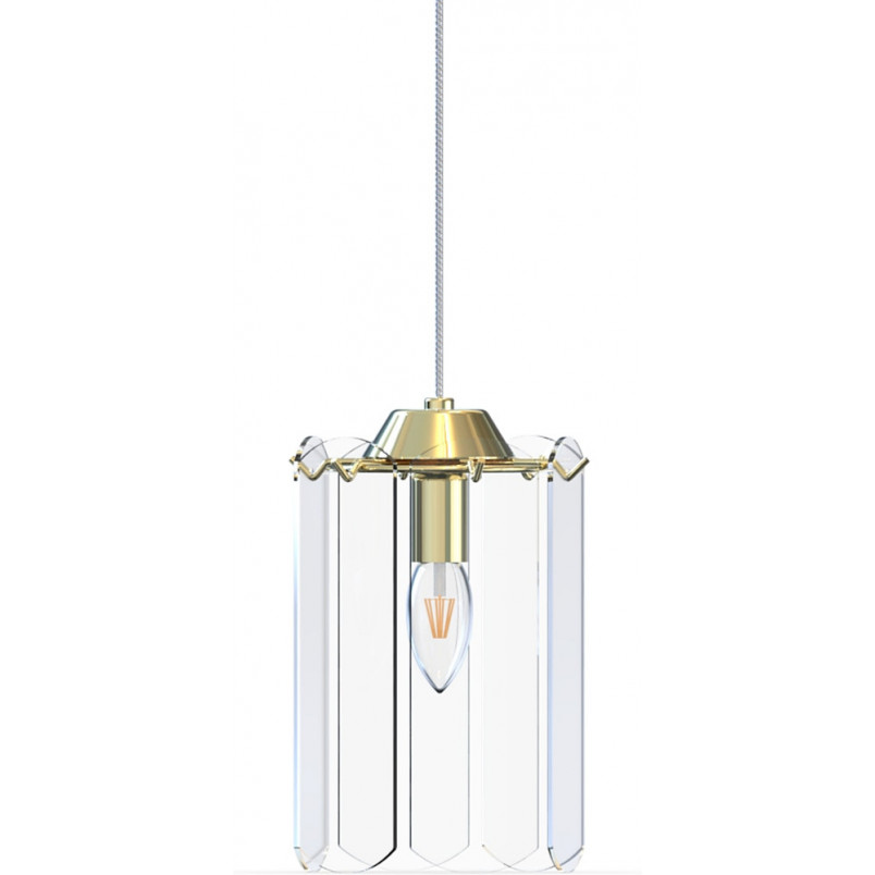 Lampa wisząca szklana Nira 16cm - ZumaLine | Eleganckie oświetlenie