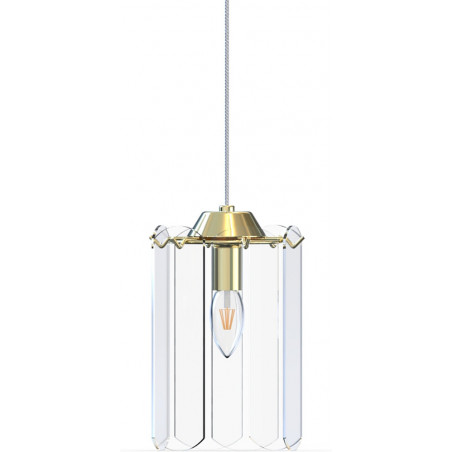 Lampa wisząca szklana Nira 16cm - ZumaLine | Eleganckie oświetlenie