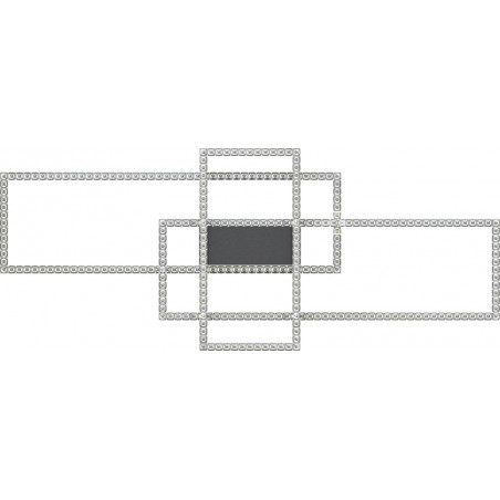 Plafon LED Ervi - Kryształki, Nowoczesny Design | Zumaline