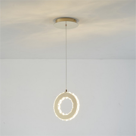 Lampa wisząca Griona LED złota | ZumaLine - Eleganckie oświetlenie