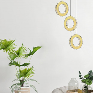 Lampa wisząca Griona LED złota | ZumaLine - Eleganckie oświetlenie