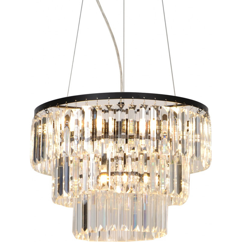 Lampa Kryształowa Tiffany 40cm | ZumaLine - Elegancki Żyrandol