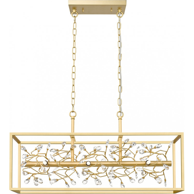 Lampa wisząca Spring złota - kryształowa elegancja | ZumaLine