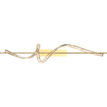 Lampa Kryształowa Złota Athesa LED 150cm | ZumaLine