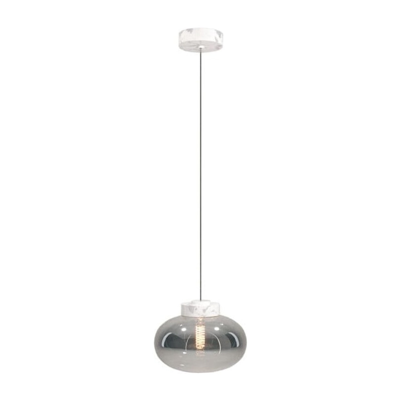 Lampa wisząca Moonstone - MaxLight | Szkło dymione, E27