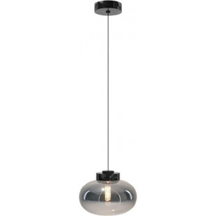Lampa wisząca Moonstone MaxLight - Szkło dymione, czarny marmur
