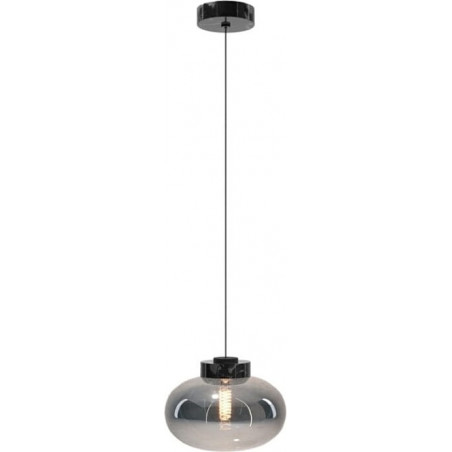 Lampa wisząca Moonstone MaxLight - Szkło dymione, czarny marmur