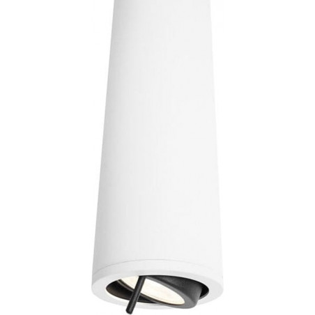 Kinkiet tuba biały MaxLight Laxer | Regulowany, Metalowy