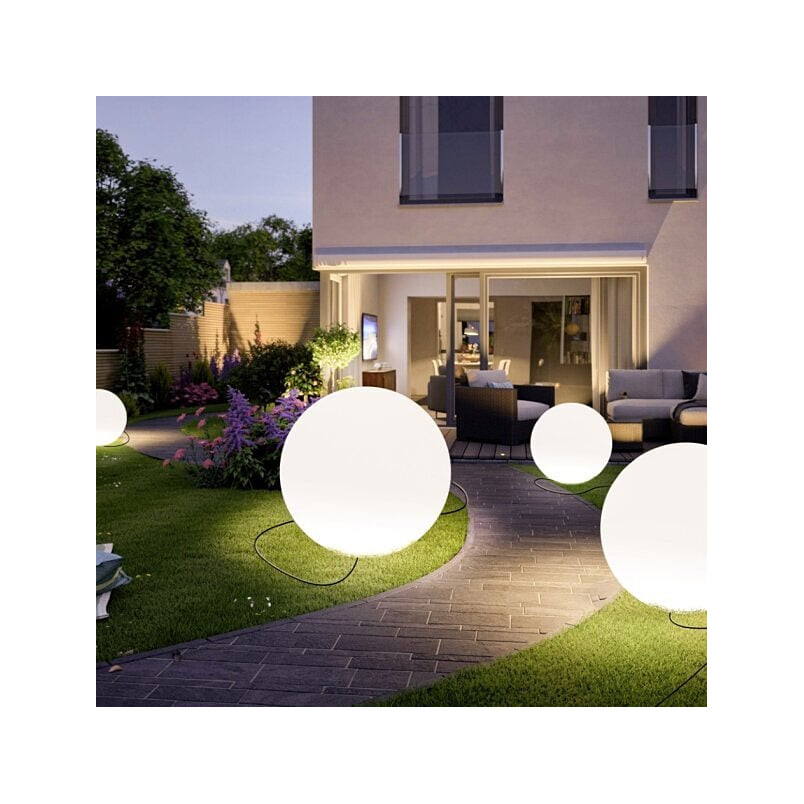 Lampa zewnętrzna kula Ball LED 80cm biała | Step Into Design
