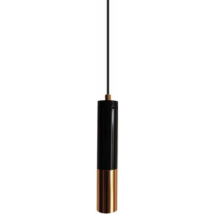 Lampa Wisząca Golden Pipe I - Elegancja Czerni i Złota | Step