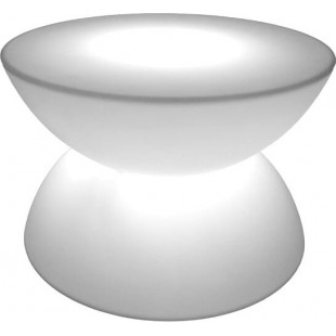 Stolik ogrodowy LED RGBW 60cm biały - Step Into Design