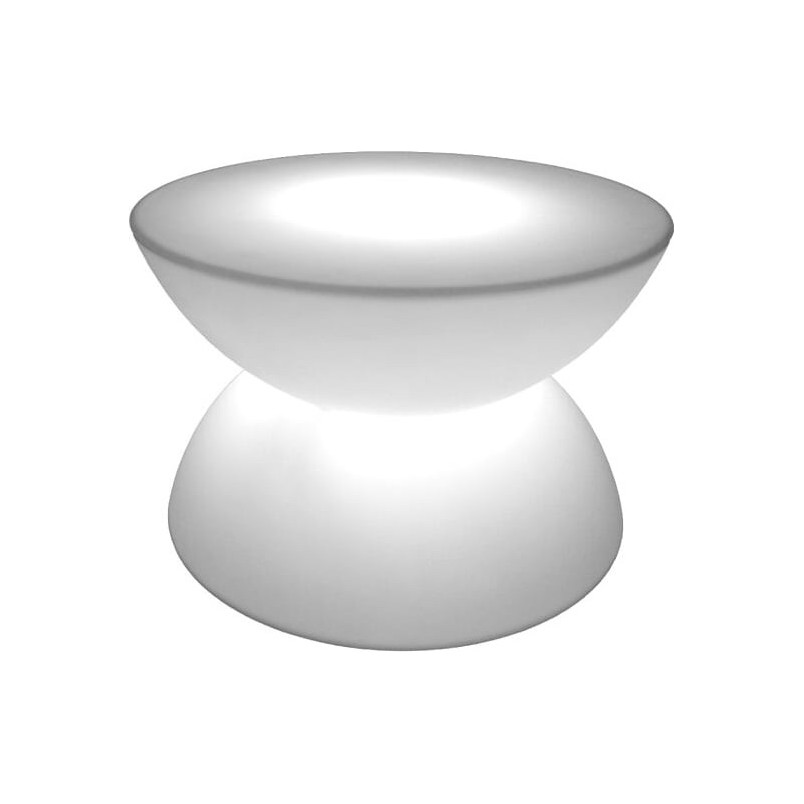 Stolik ogrodowy LED RGBW 60cm biały - Step Into Design