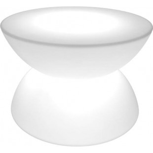 Stolik ogrodowy LED RGBW 60cm biały - Step Into Design