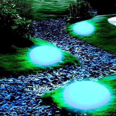 Lampa ogrodowa LED Pebble L - Step Into Design | Biała