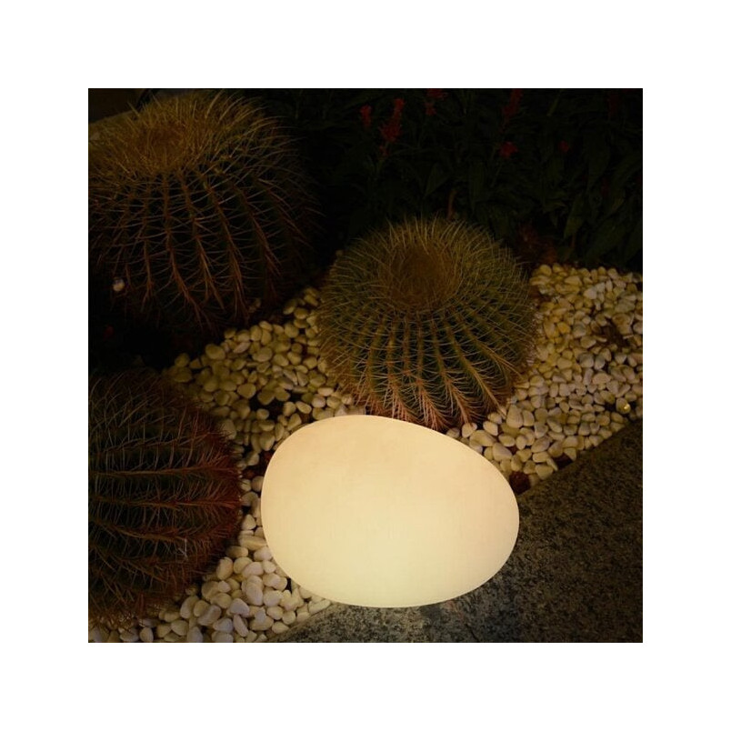 Lampa ogrodowa LED Pebble M - Step Into Design | Biała