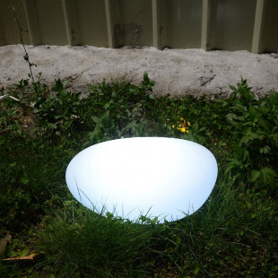 Lampa ogrodowa LED Pebble M - Step Into Design | Biała